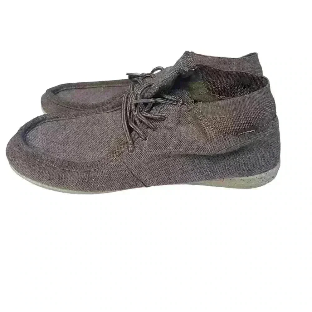 NEW! Hey Dude Wayne Brown Hi-Top Lace-Up Comfort Shoes - Size 13